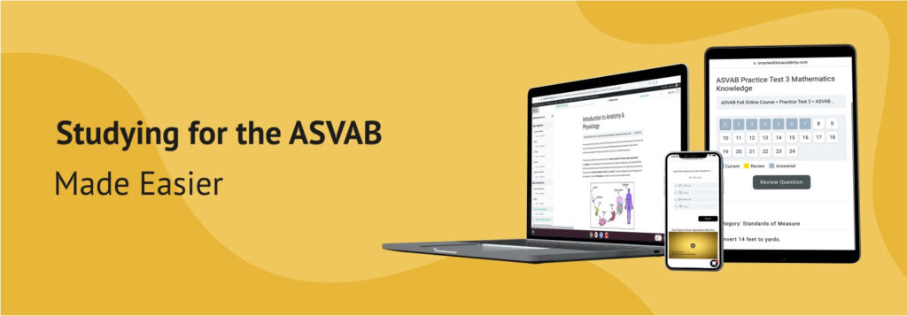 Studying using ASVAB practice tests