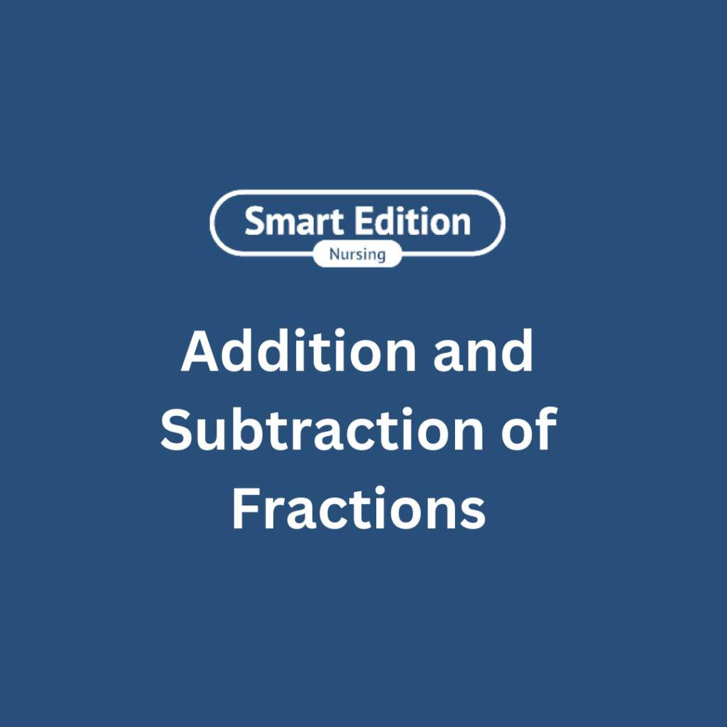 ATI TEAS Math Addition and Subtraction of Fractions for the TEAS exam